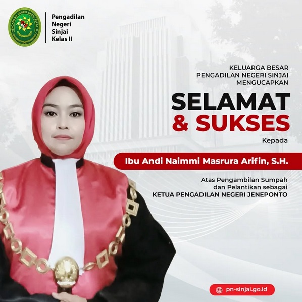 Selamat dan Sukses Kepada YM ibu Andi Naimmi Masrura Arifin SH.jpg