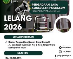 Lelang Pengadaan Jasa Konsultan Pos Bantuan Hukum TA 2026