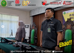 Rapat Monitoring & Evaluasi Kinerja Bulan September pada Pengadilan Negeri Sinjai