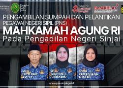 Pengambilan Sumpah dan Pelantikan Pegawai Negeri Sipil PN Sinjai 2026